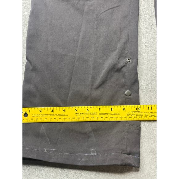 Prana Hiking Pants Roll Up Stretch Men’s Sz XXL Nylon Belt Gray Straight Leg - Picture 6 of 11